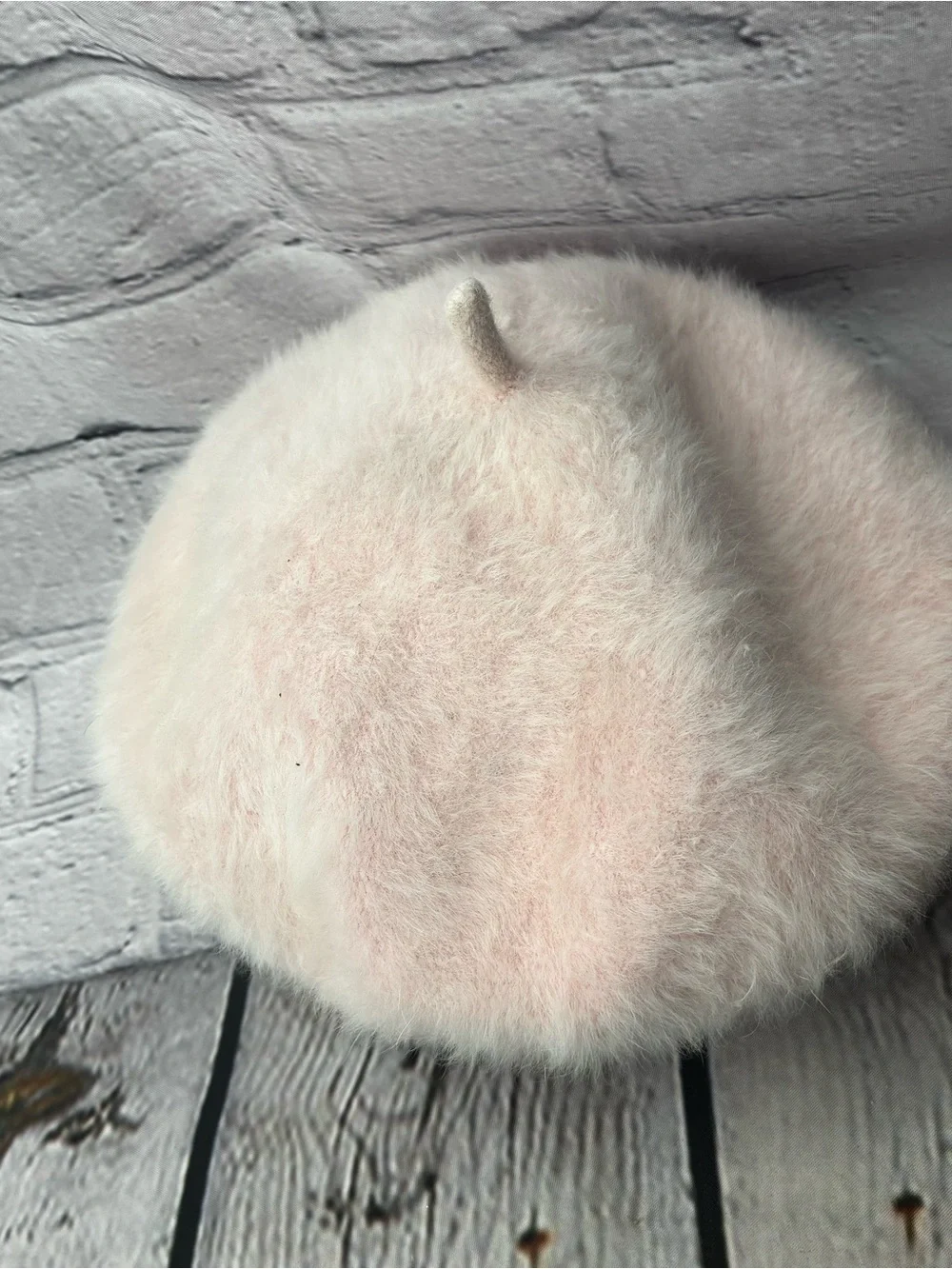 5/$20 Girls Youth Coquette Baby Pink Faux Wool Beret Winter Chic Old Money Cap‎
